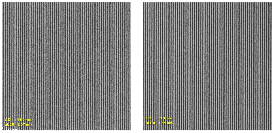 24nm pitch LS ADI and AEI