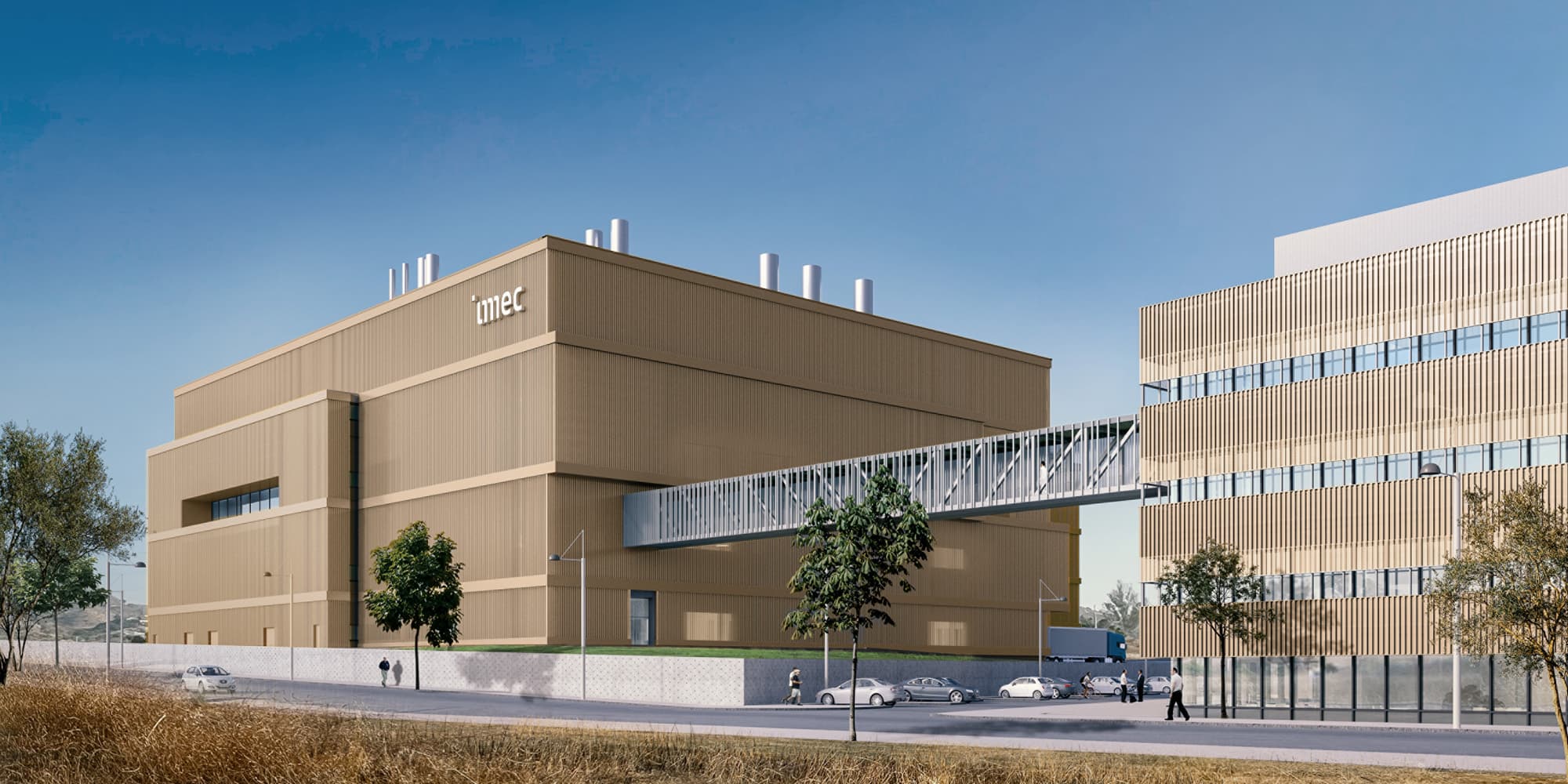 An impression of imec's future facilities in Málaga