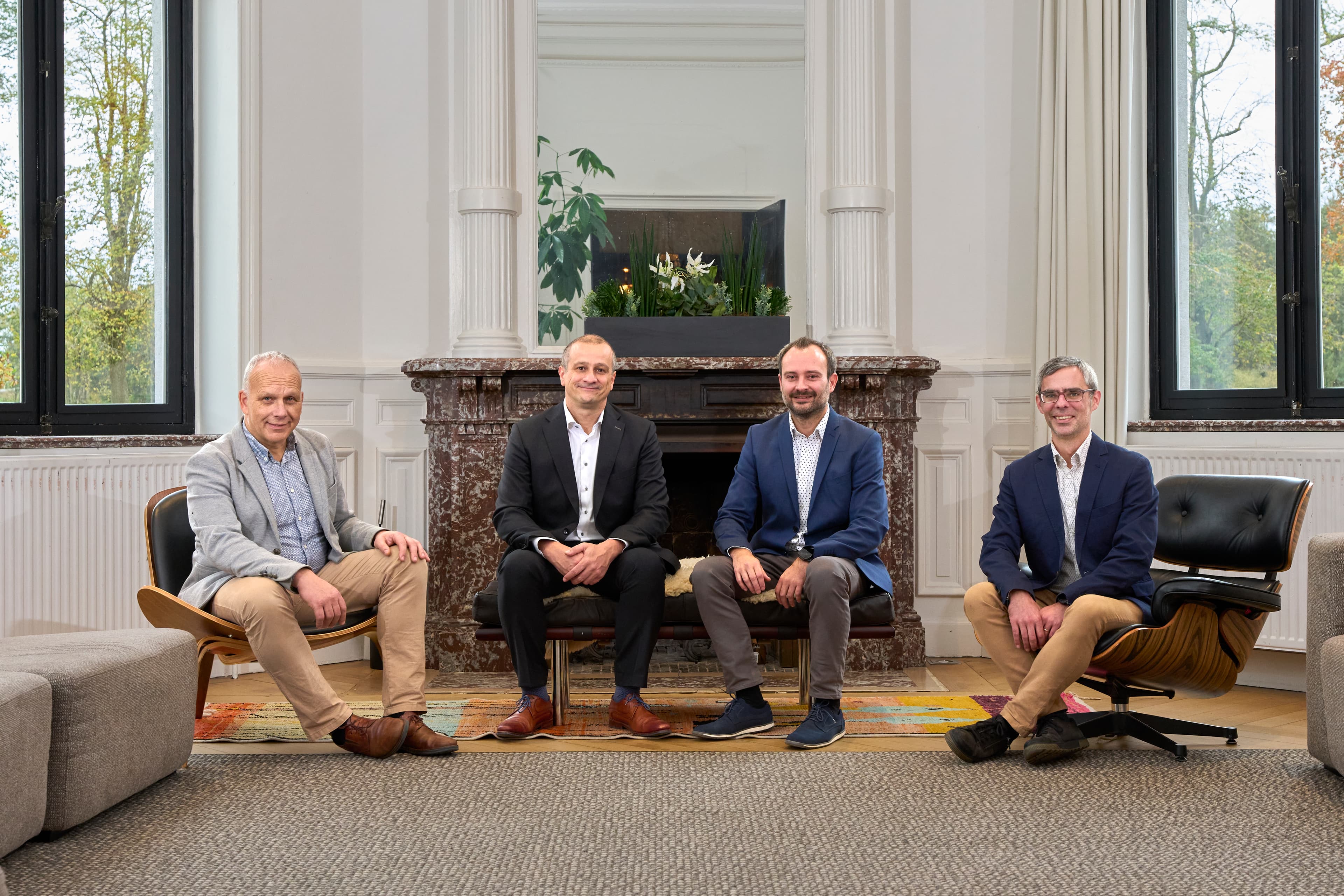 eyeo’s founding team: Jan Genoe, Alden Carracillo, Jeroen Hoet, Gerd Van den Branden