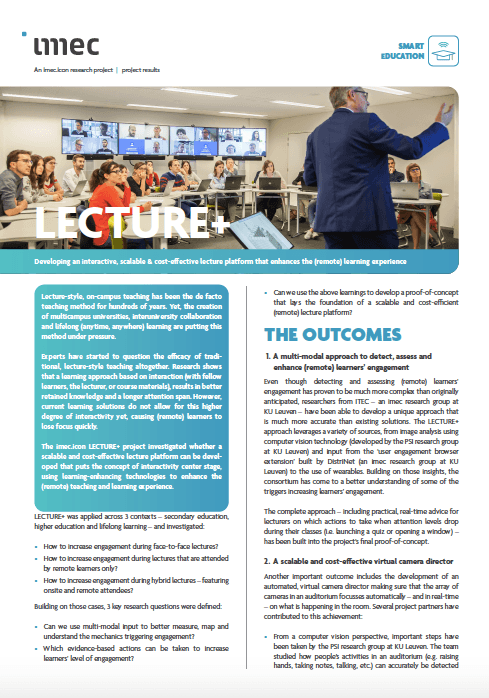 imec.icon project - Lecture+