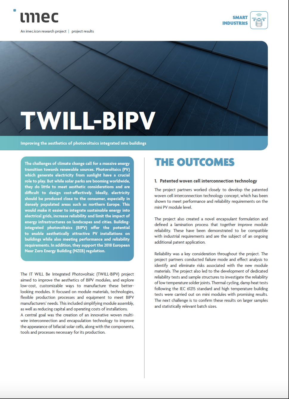 TWILL-BIPV leaflet