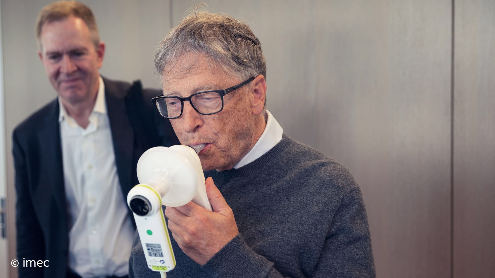 Bill gates testing imec Breathalyzer