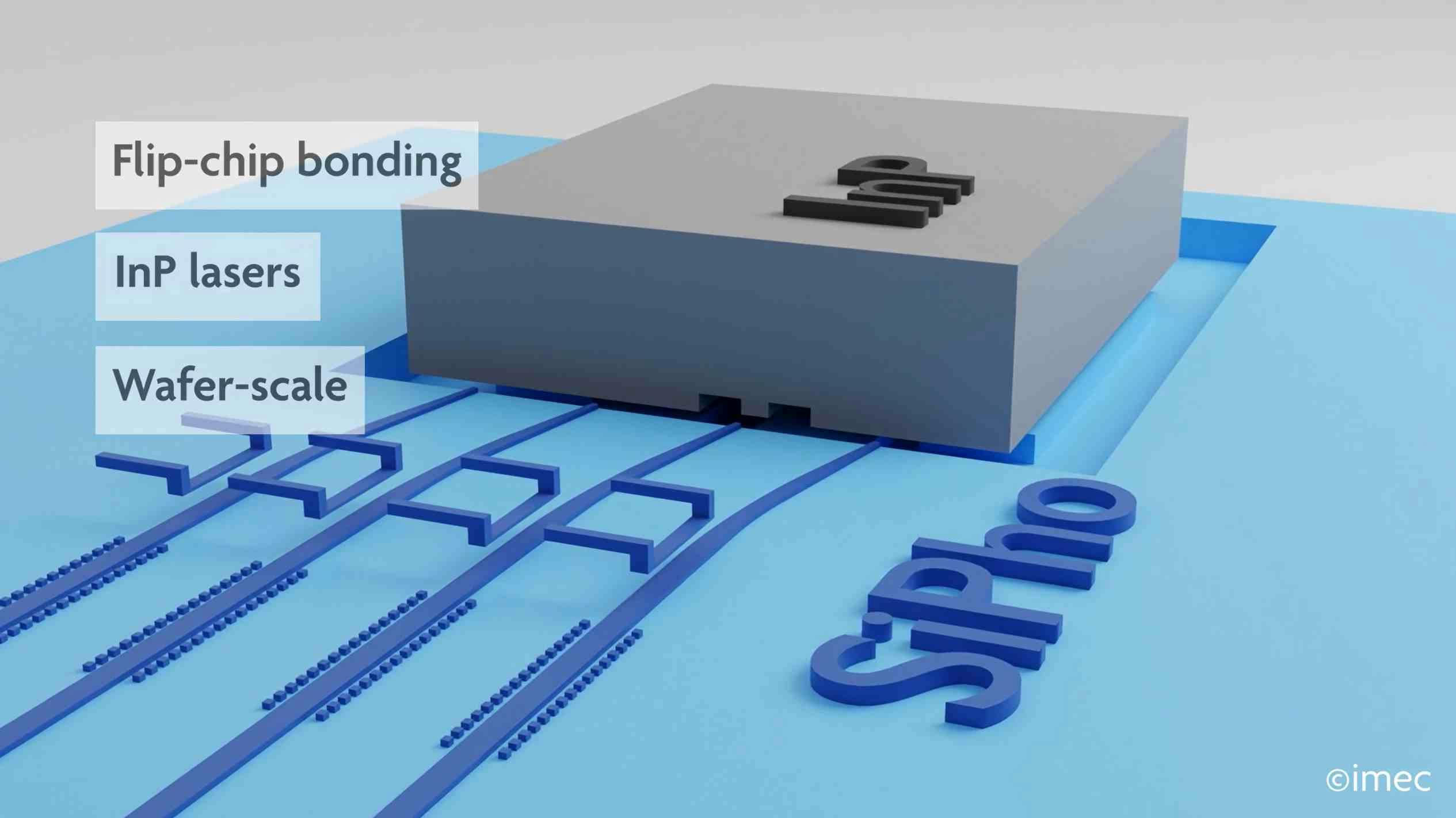 Flip-chip bonding integrated lasers